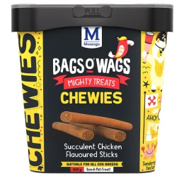 Λιχουδιές Bags O' Wags Chewies Chicken Sticks 500g Λιχουδιές Bags O' Wags Chewies Chicken Sticks 500g