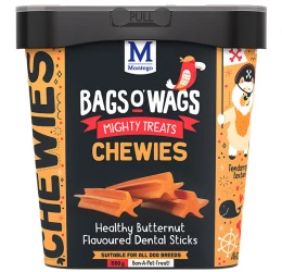 Λιχουδιές Bags O' Wags Chewies Dental Sticks 500g Λιχουδιές Bags O' Wags Chewies Dental Sticks 500g