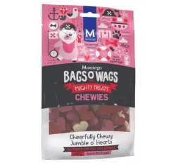 Λιχουδιές Bags O' Wags Chewies Heart Mix 120g