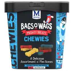 Λιχουδιές Bags O' Wags Chewies Mini Bones 500g Λιχουδιές Bags O' Wags Chewies Mini Bones 500g