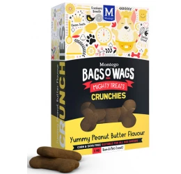 Λιχουδιές Bags O' Wags Crunchies Peanut Butter 1kg Λιχουδιές Bags O' Wags Crunchies Peanut Butter 1kg