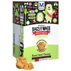 Λιχουδιές Bags O' Wags Munchies Beef 350g Λιχουδιές Bags O' Wags Munchies Beef 350g