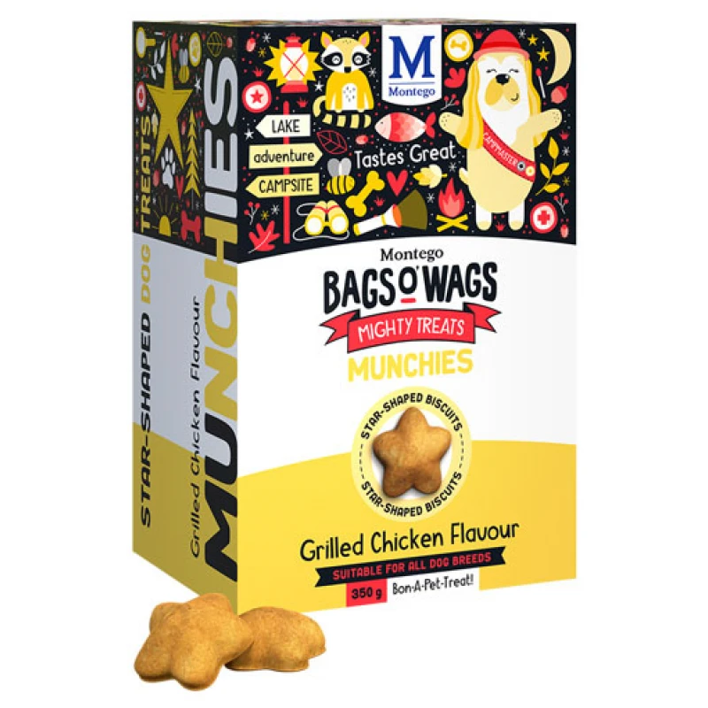 Λιχουδιές Bags O' Wags Munchies Chicken 350g Σκύλοι