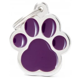 Ταυτότητα Σκύλου My Family Classic Purple Big Paw Ταυτότητα Σκύλου My Family Classic Purple Big Paw
