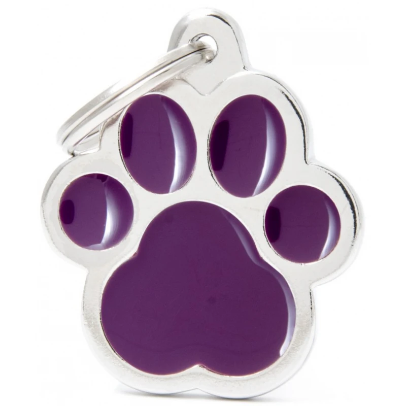 ΤΑΥΤΟΤΗΤΑ ΣΚΥΛΟΥ MY FAMILY CLASSIC PURPLE BIG PAW ΤΑΥΤΟΤΗΤΕΣ