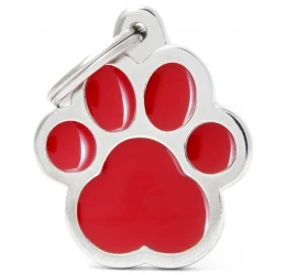 Ταυτότητα Σκύλου My Family Classic Red Big Paw Ταυτότητα Σκύλου My Family Classic Red Big Paw