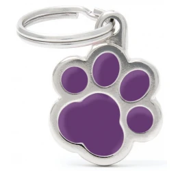 Ταυτότητα Σκύλου My Family Classic Purple Small Paw Ταυτότητα Σκύλου My Family Classic Purple Small Paw