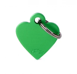 Ταυτότητα Σκύλου My Family Basic Green Heart Small Tag 3x2cm Ταυτότητα Σκύλου My Family Basic Green Heart Small Tag 3x2cm
