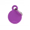 ΤΑΥΤΟΤΗΤΑ ΣΚΥΛΟΥ MY FAMILY BASIC PURPLE ROUND TAG SMALL 3x2cm ΣΚΥΛΟΙ