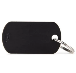 Ταυτότητα Σκύλου My Family Basic Military Small 4x2,2cm Μαύρo Ταυτότητα Σκύλου My Family Basic Military Small 4x2,2cm Μαύρo