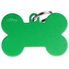 Ταυτότητα Σκύλου My Family Basic Green Bone Tag Xlarge 4,8x3,15cm
