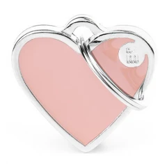 Ταυτότητα Σκύλου My Family Basic Handmade Pink Small Heart 3x2cm