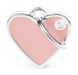 Ταυτότητα Σκύλου My Family Basic Handmade Pink Small Heart 3x2cm Ταυτότητα Σκύλου My Family Basic Handmade Pink Small Heart 3x2cm