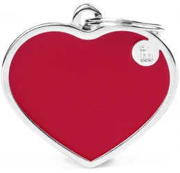 Ταυτότητα Σκύλου my Family Basic Handmade Red Big Heart Ταυτότητα Σκύλου my Family Basic Handmade Red Big Heart
