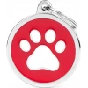 ΤΑΥΤΟΤΗΤΑ ΣΚΥΛΟΥ MY FAMILY CHARMS  RED CIRCLE WHITE PAW ΤΑΥΤΟΤΗΤΕΣ