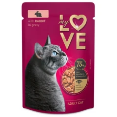 My Love Cat Κουνέλι σε Σάλτσα 85gr 