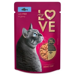 My Love Cat Ψάρι σε Σάλτσα 85gr 