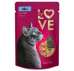 My Love Cat Ψάρι σε Σάλτσα 85gr 
