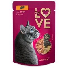 My Love Cat Συκώτι σε Σάλτσα 85gr 