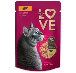 My Love Cat Συκώτι σε Σάλτσα 85gr  My Love Cat Συκώτι σε Σάλτσα 85gr