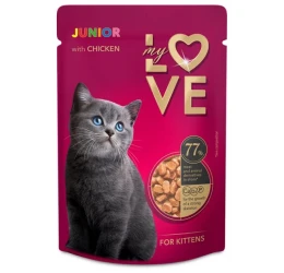 My Love Kitten Κοτόπουλο σε Σάλτσα 85gr 