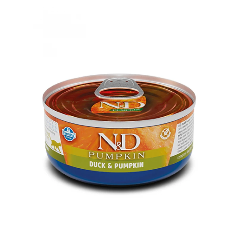 N&D Cat Duck & Pumpkin Wet Food 70gr Γάτες
