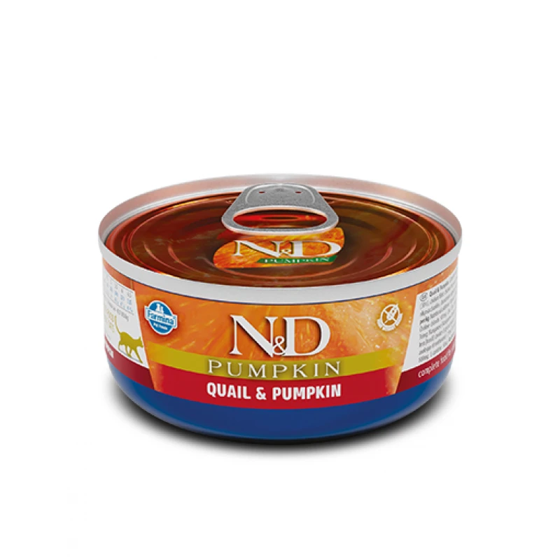 N&D Cat Quail & Pumpkin Wet Food 70gr Γάτες