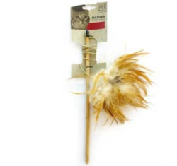 Παιχνίδι Γάτας Natura Feather Wand 36cm Παιχνίδι Γάτας Natura Feather Wand 36cm