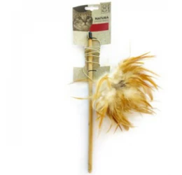 Παιχνίδι Γάτας Natura Feather Wand 36cm Παιχνίδι Γάτας Natura Feather Wand 36cm