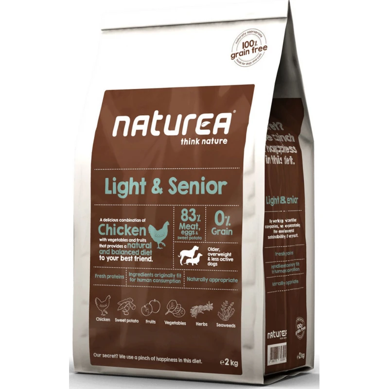 Naturea Grain Free Light And Senior 2kg ΣΚΥΛΟΙ