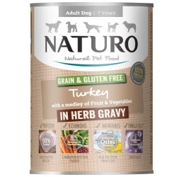 Κονσέρβα Σκύλου Naturo Dog Adult Grain Free Γαλοπούλα, Φρούτα και Λαχανικά 390gr Κονσέρβα Σκύλου Naturo Dog Adult Grain Free Γαλοπούλα, Φρούτα και Λαχανικά 390gr