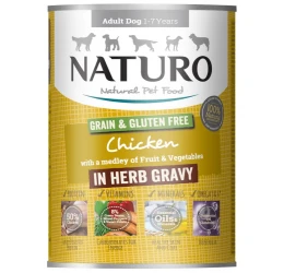 Κονσέρβα Σκύλου Naturo Dog Adult Grain Free Κοτόπουλο, Φρούτα και Λαχανικά 390gr Κονσέρβα Σκύλου Naturo Dog Adult Grain Free Κοτόπουλο, Φρούτα και Λαχανικά 390gr