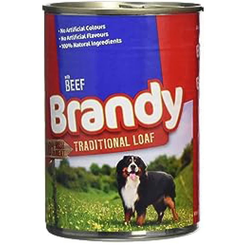 Κονσέρβα Σκύλου Naturo Dog Brandy Cans Beef Loaf 3τμχ x 395gr ΣΚΥΛΟΙ