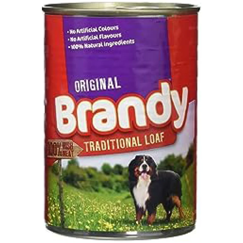 Κονσέρβα Σκύλου Naturo Dog Brandy Cans Traditional Loaf 3τμχ x 395gr ΣΚΥΛΟΙ