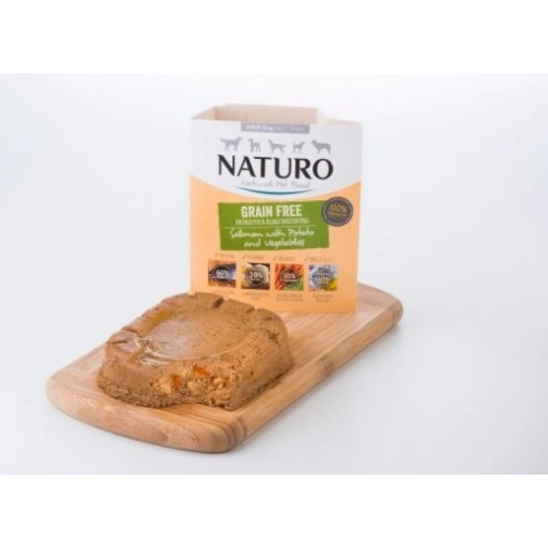 Naturo Dog Grain Free Σολομός και Πατάτα 400gr ΥΓΡΗ ΤΡΟΦΗ - ΚΟΝΣΕΡΒΕΣ ΣΚΥΛΟΥ