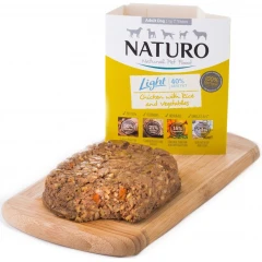 Υγρή τροφή Σκύλου Naturo Dog Adult Low Grain Light Κοτόπουλο, Ρύζι και Λαχανικά 400gr