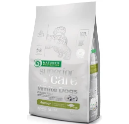 Nature's Protection Superior Care White Dog Small & Mini Junior Λευκά Ψάρια 1,5kg  Nature's Protection Superior Care White Dog Small & Mini Junior Λευκά Ψάρια 1,5kg