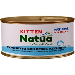 Υγρή Τροφή Γάτας Natua Kitten Τόνος με Σαρδέλα σε Ζελέ 85gr Υγρή Τροφή Γάτας Natua Kitten Τόνος με Σαρδέλα σε Ζελέ 85gr