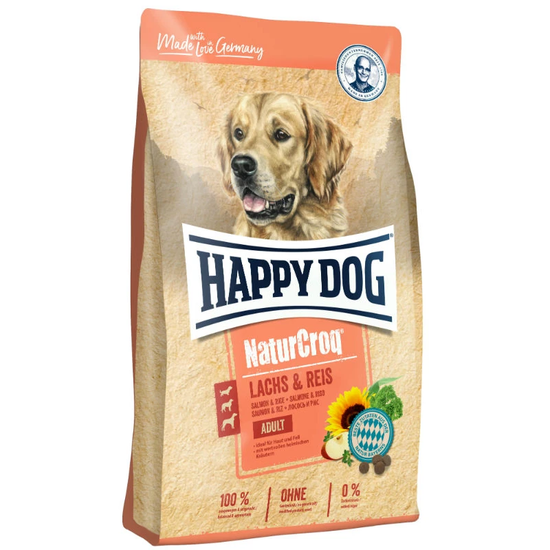 HAPPY DOG NATURCROQ SALMON & RICE 11Kg ΣΚΥΛΟΙ