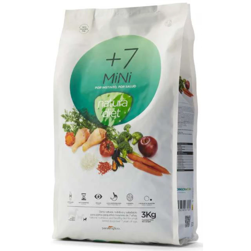 Natura Diet +7 Mini 3kg Σκύλοι Natura Diet +7 Mini 3kg Σκύλοι