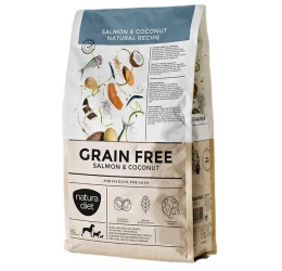 Natura Diet Grain Free Salmon & Coconut Natural Recipe 3kg Natura Diet Grain Free Salmon & Coconut Natural Recipe 3kg