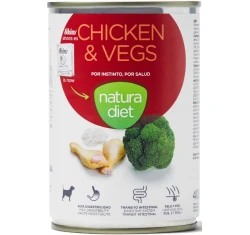 Natura Diet Wet Chicken with Vegetables 400gr Natura Diet Wet Chicken with Vegetables 400gr