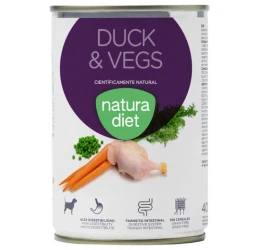Natura Diet Wet Duck with Vegetables 400gr Natura Diet Wet Duck with Vegetables 400gr