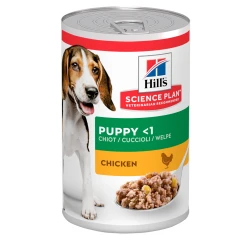 Υγρή τροφή Hill's Science Plan Puppy 370gr με κοτόπουλο (3+1 Δώρο)