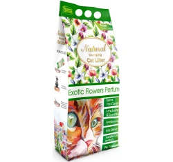 Άμμος Για Γάτες Natural Exotic Flowers 10kg Άμμος Για Γάτες Natural Exotic Flowers 10kg