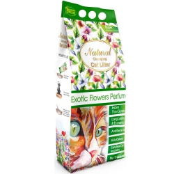 Άμμος Για Γάτες Natural Exotic Flowers 10kg