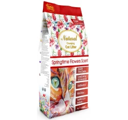 Άμμος Για Γάτες Natural Springtime Flowers 20kg Άμμος Για Γάτες Natural Springtime Flowers 20kg