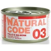 Υγρή Τροφή - Κονσέρβα Γάτας Natural Code 03 Adult Chicken Salmon 85gr ΓΑΤΕΣ