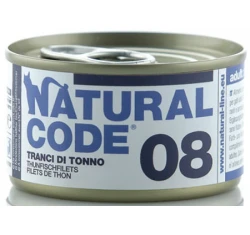 Υγρή Τροφή - Κονσέρβα Γάτας Natural Code 08 Adult Tuna Fillet 85gr Υγρή Τροφή - Κονσέρβα Γάτας Natural Code 08 Adult Tuna Fillet 85gr