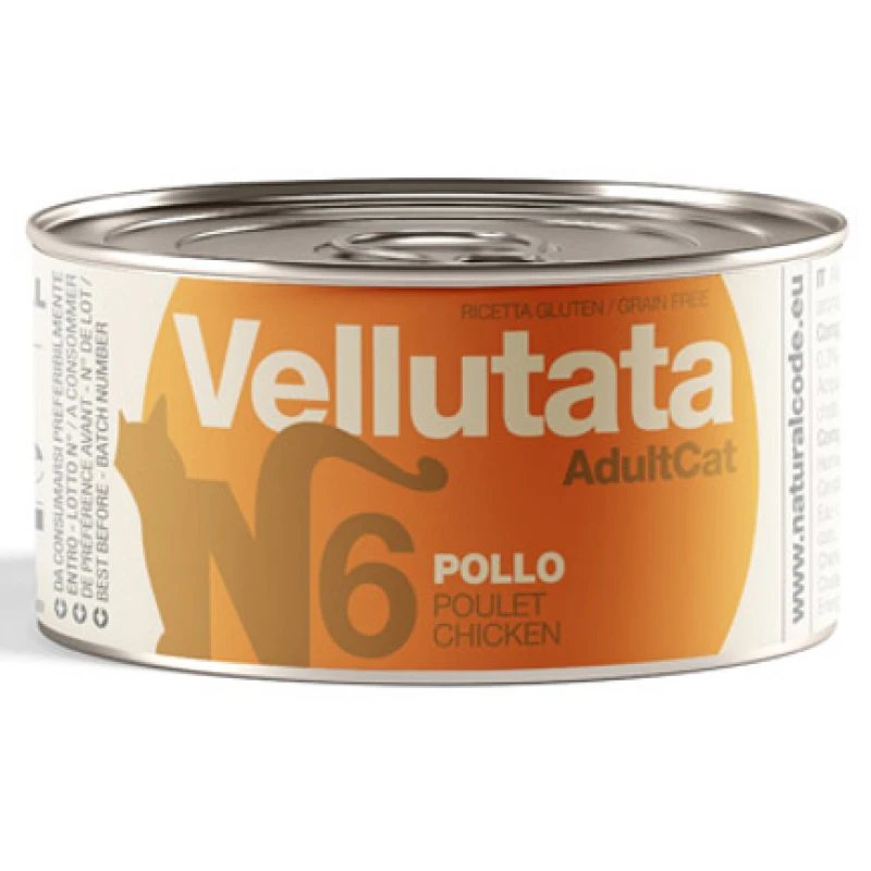 Υγρή Τροφή - Κονσέρβα Γάτας Natural Code Veloute Chicken 85gr Γάτες